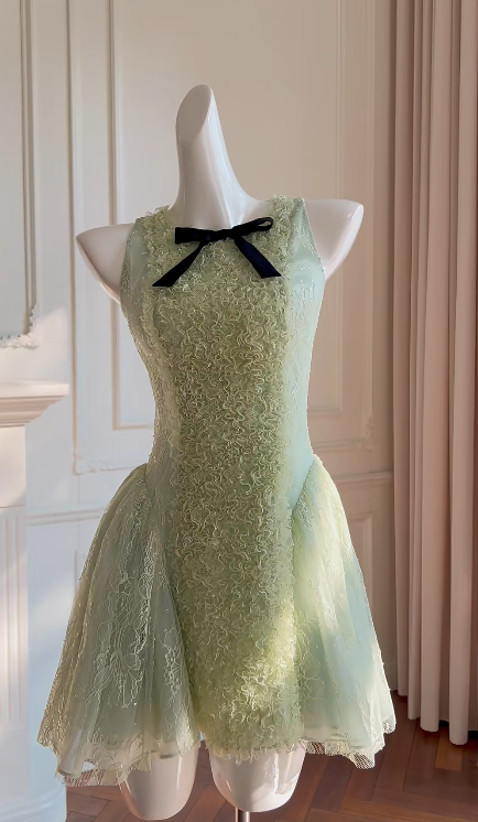 Chic A Line Tulle Lace Short Homecoming Dress 19th Birthday Outfits