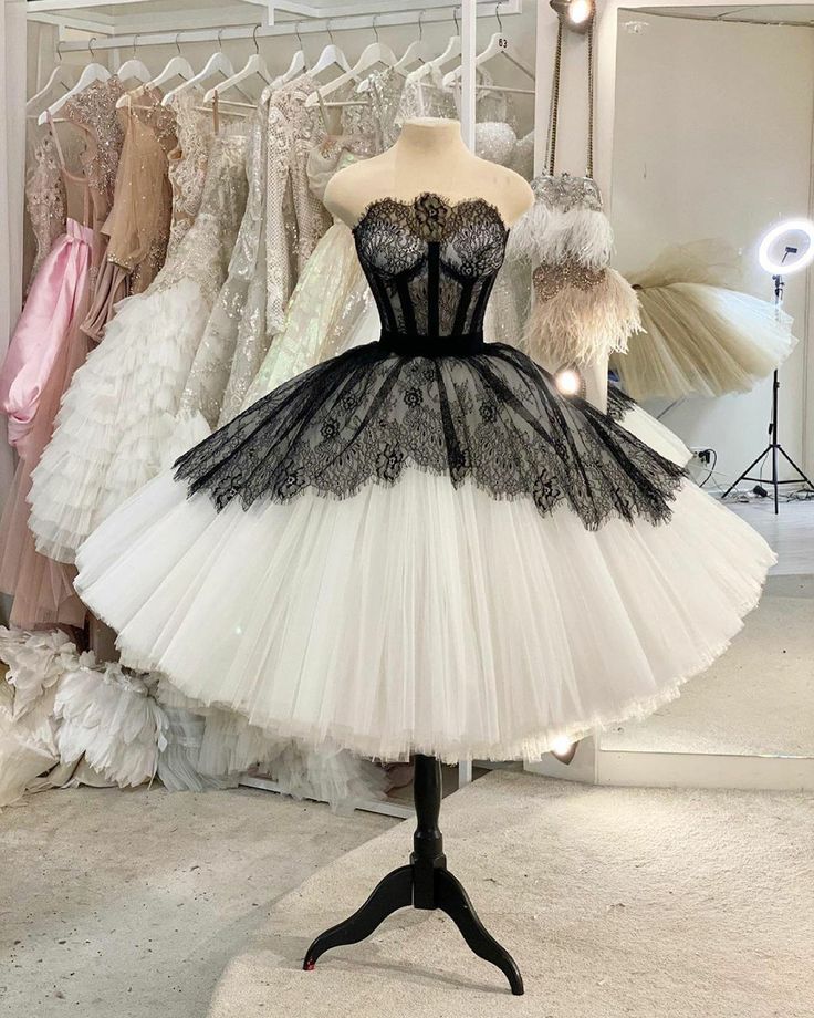 Vintage Ball Gown Prom Dresses Short Homecoming Dress Tulle Party Dress
