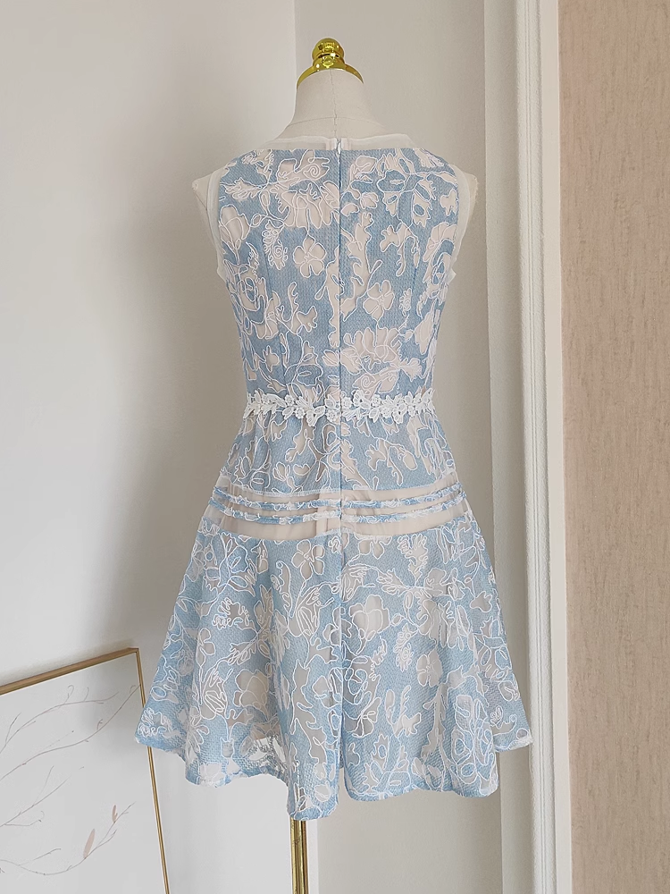 Cute A line Scoop Lace Party Dress Short Birthday Dresses
