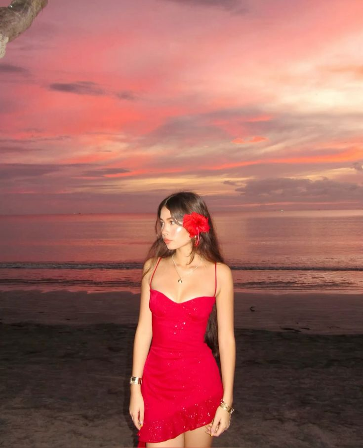 Sexy Spaghetti Straps Ruffles Mini Party Dress Red Homecoming Dress Cocktail Dress