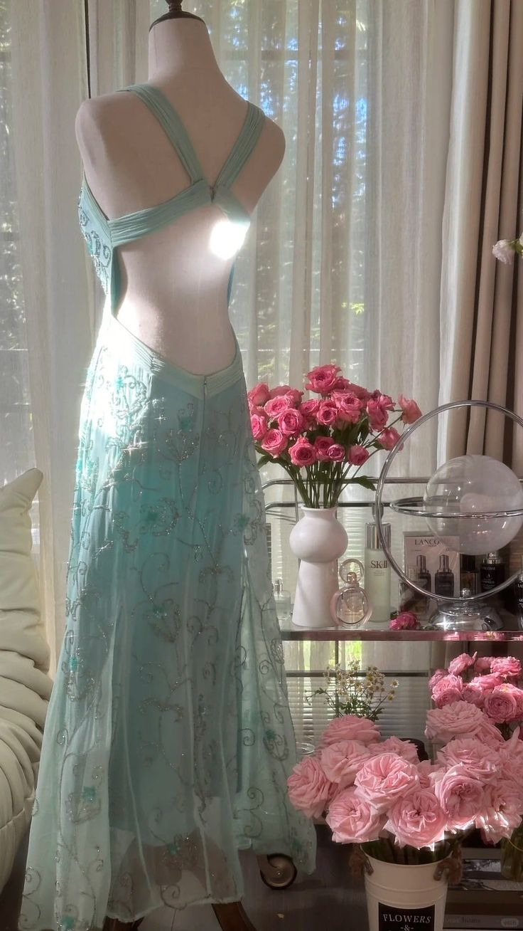 Gorgeous Mermaid Sweetheart Chiffon Sequin Beaded Long Prom Dress, Evening Dress