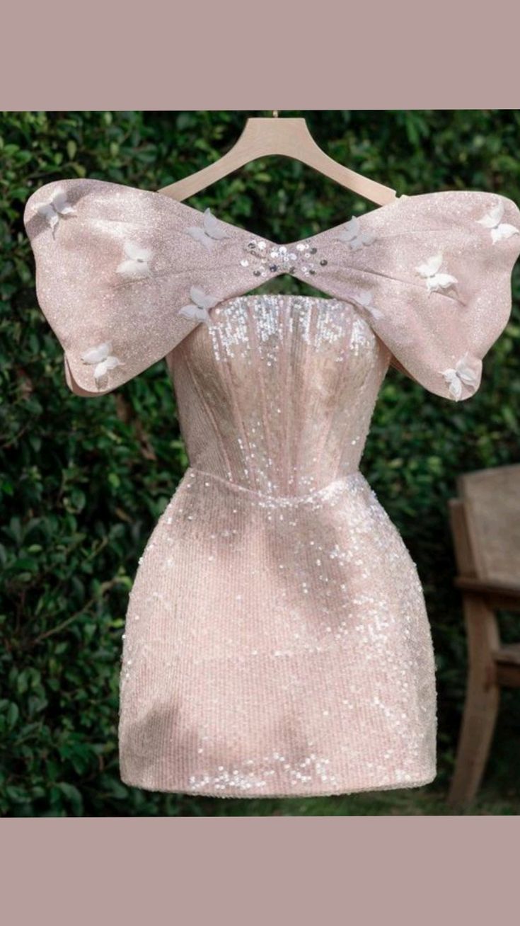 Vintage Sheath Strapless Short Sequin Homecoming Dresses 18th Birthday Dress