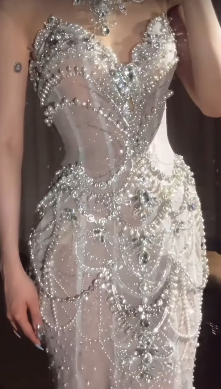 Glamorous Mermaid Sweetheart Tulle Sequin Beaded Long Prom Dress, Evening Dress