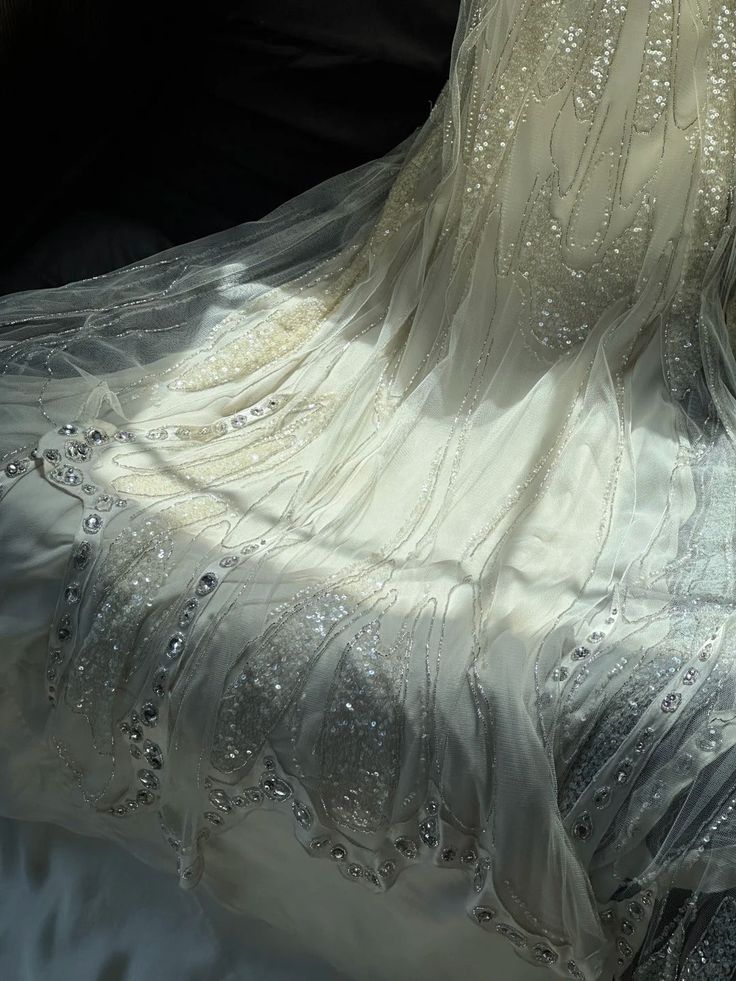 Shiny Sexy A Line Spaghetti Straps Chiffon Sequin Beaded Long Prom Dress, Evening Dress
