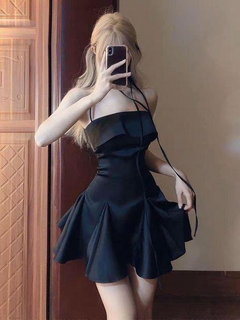 Chic A Line Short Black Strapless Homecoming Dress 18th Birthday Outfits