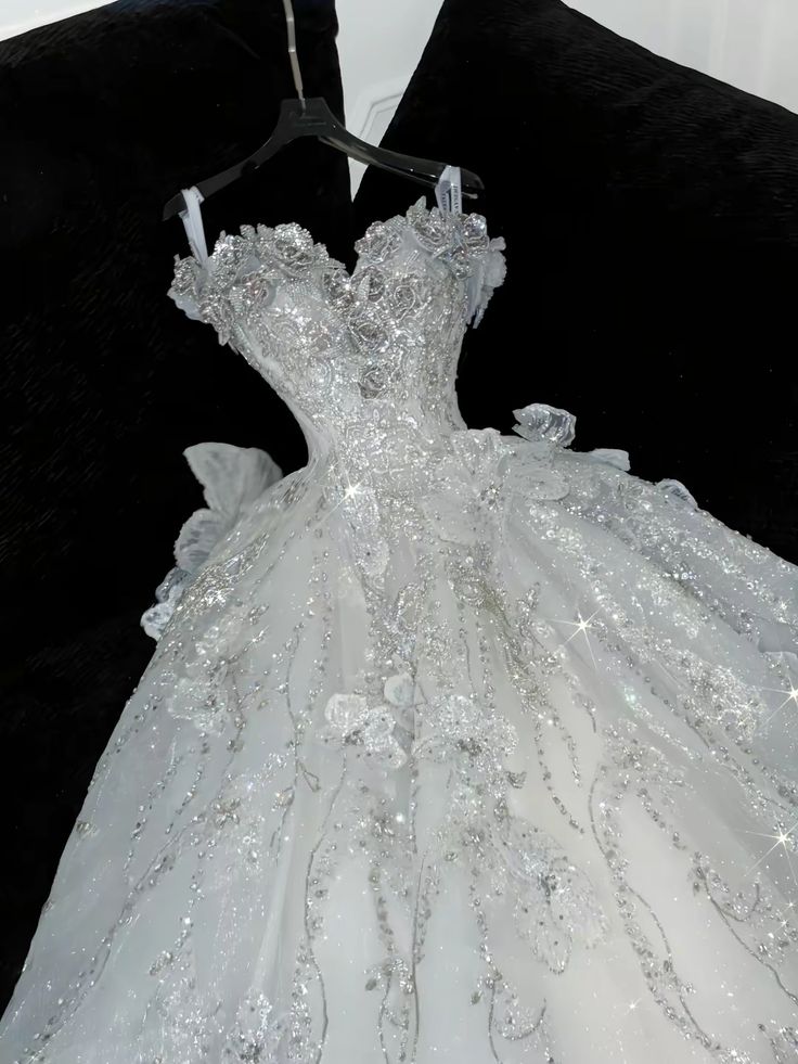 Pretty A Line Spaghetti Straps Tulle Sequin Beaded Without Sleeves Long Prom Dress, Evening Dress