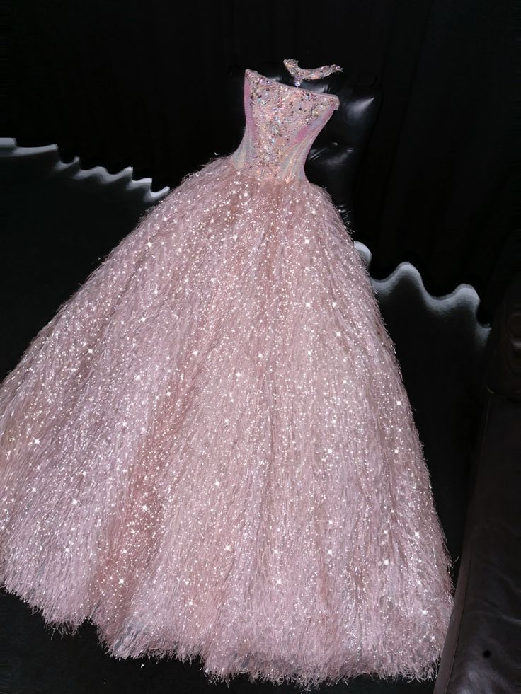Gorgeous A Line Strapless Tulle Sequin Beaded Without Sleeves Long Prom Dress, Evening Dress