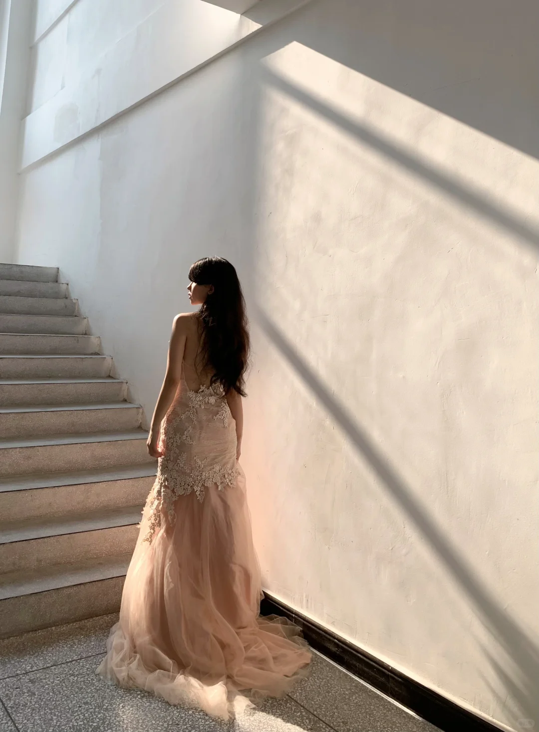 Elegant Mermaid Strapless Tulle Lace Without Sleeves Long Prom Dress, Evening Dress