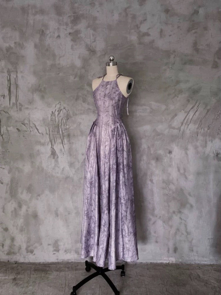 Pretty A line Halter Prom Dresses Long Birthday Dress For Women