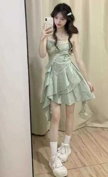 New exquisite sweet princess dress for women, summer short dress