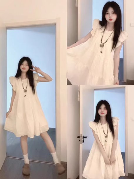 Elegant and Cute Princess Dress, Summer Short Dress