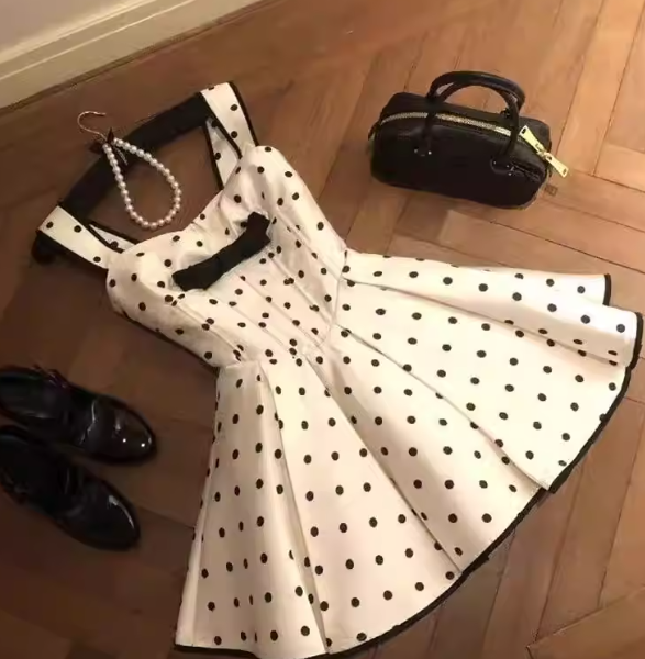 Gentle and Sweet A-Line Princess Dress, Summer Short Dress