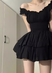Gentle and Sweet A-Line Princess Dress, Summer Short Dress
