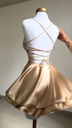 Chic A line Backless Short Homecoming Dress Fashion Party Gown Birthday Outfits