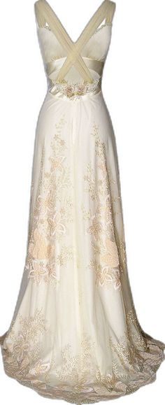Vintage A Line Straps Satin Long Prom Dress