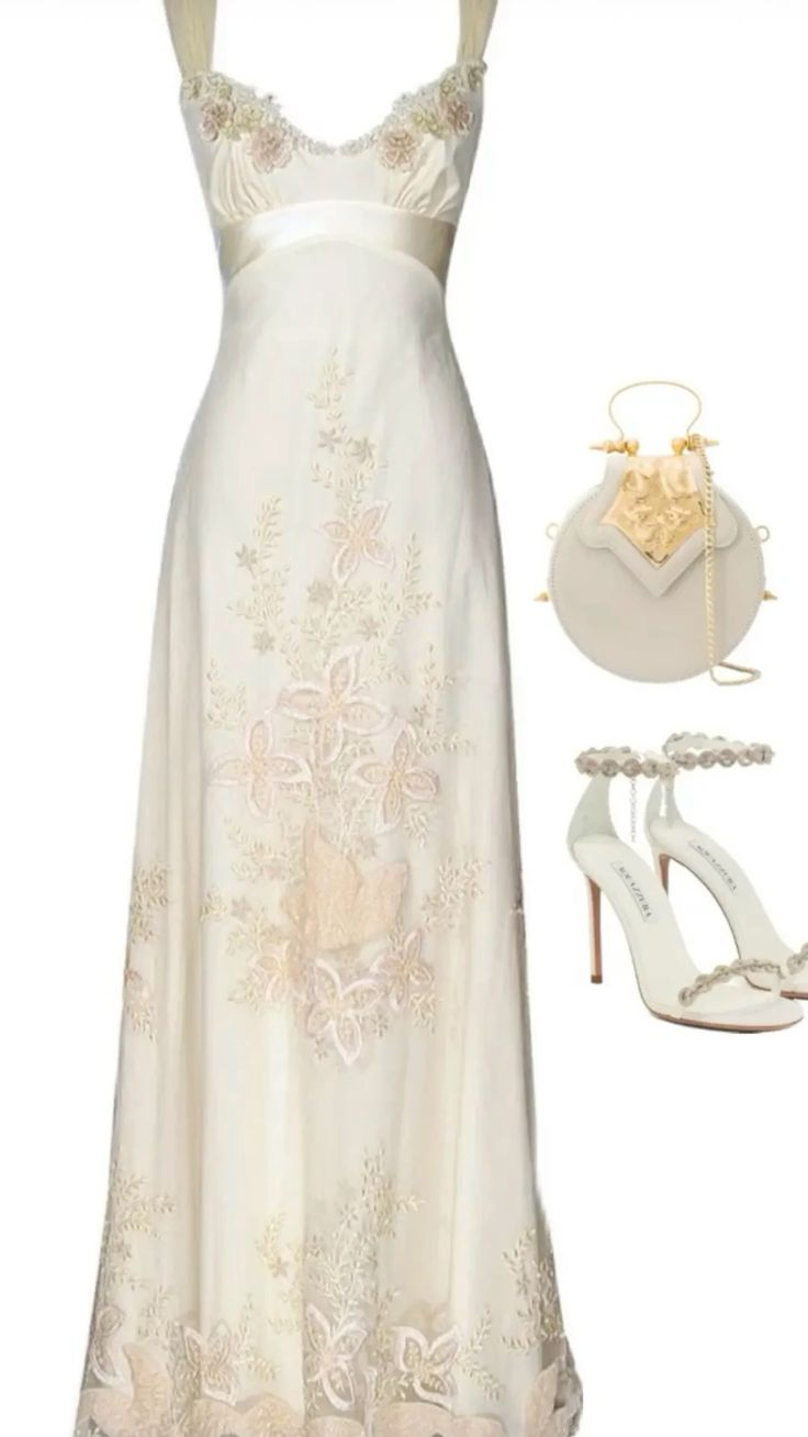 Vintage A Line Straps Satin Long Prom Dress