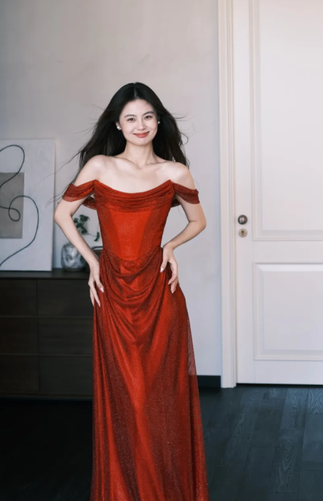 Obsessed Mermaid Off The Shoulder Satin Long Prom Dress, Evening Dress