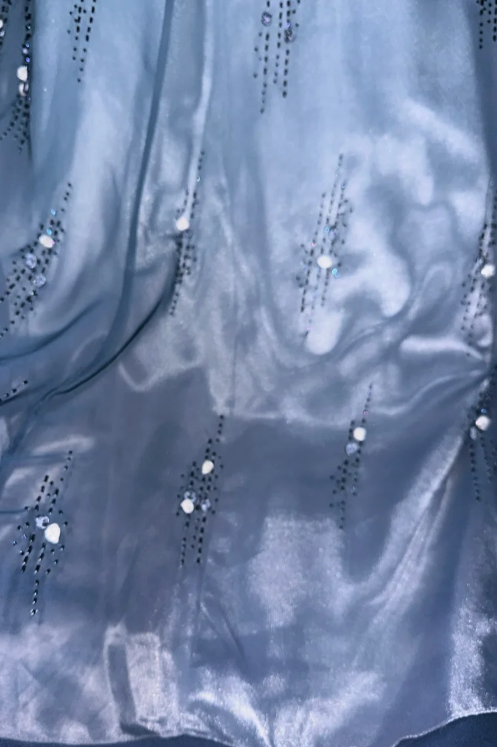 Classy A Line Spaghetti Straps Satin Long Prom Dress, Evening Dress