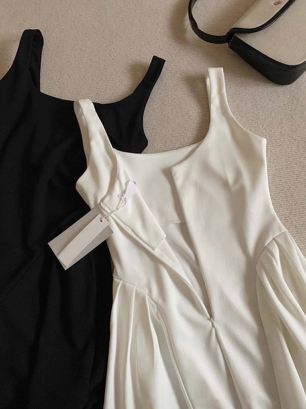 Simple A Line Straps Long Black Women's Holiday Dresses
