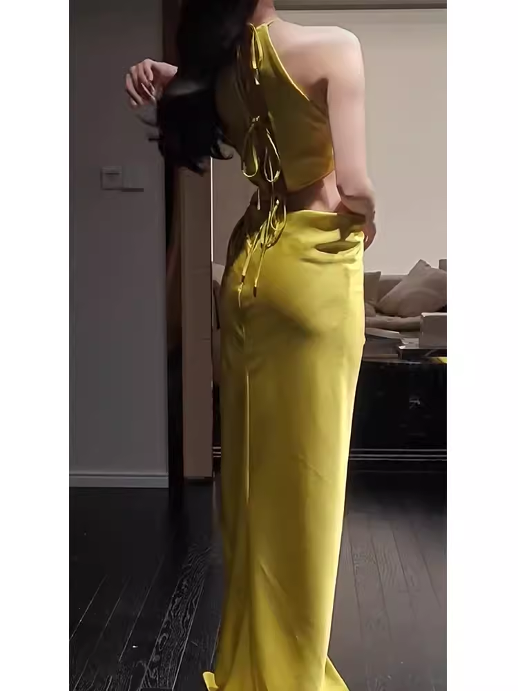 Sexy Sheath Scoop Neckline Long Prom Dresses