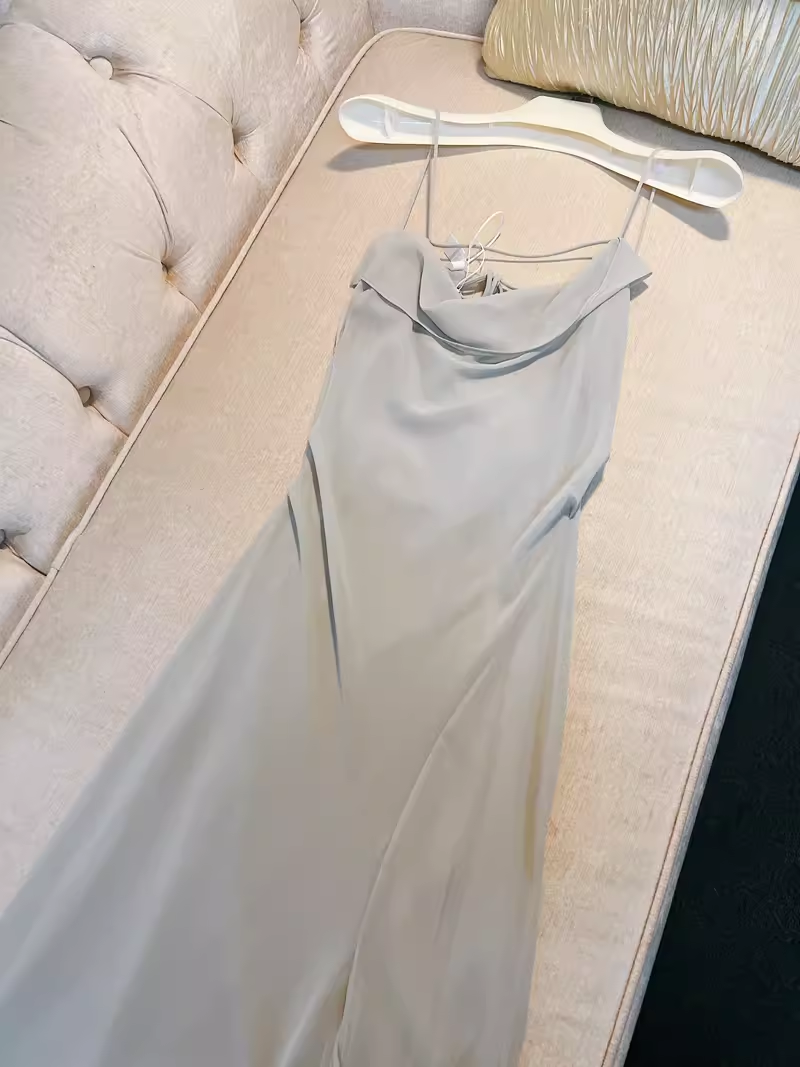 Simple Sheath Straps Chiffon Homecoming Dress 21st Birthday Outfit
