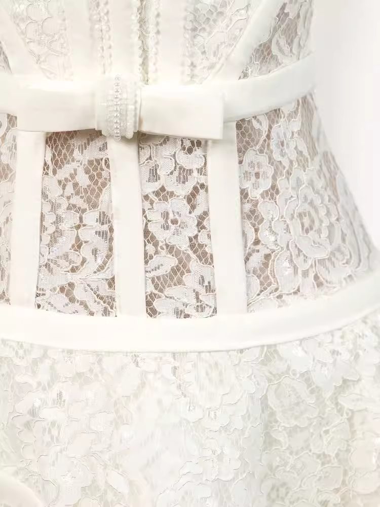 Unique A line Strapless Lace Tulle Homecoming Dress 18th Birthday Outfits
