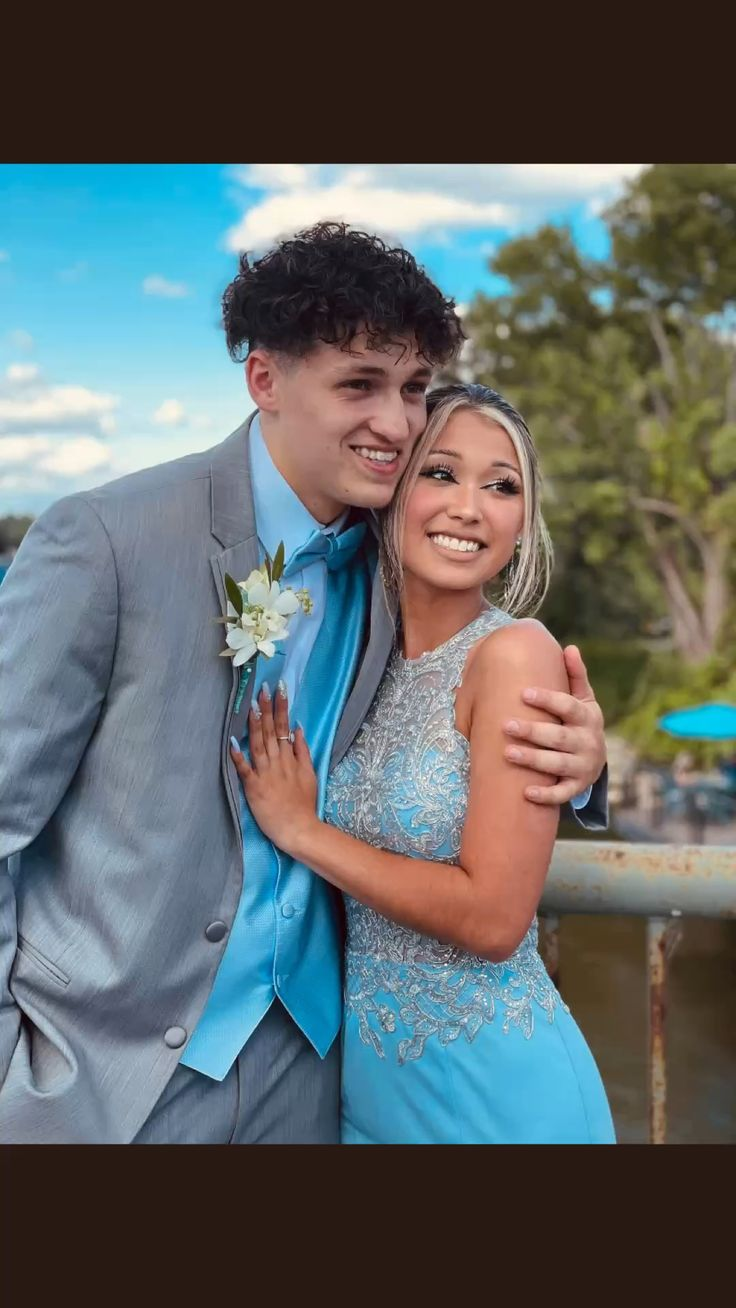 Charming Blue Mermaid Prom Dress,Blue Evening Dress