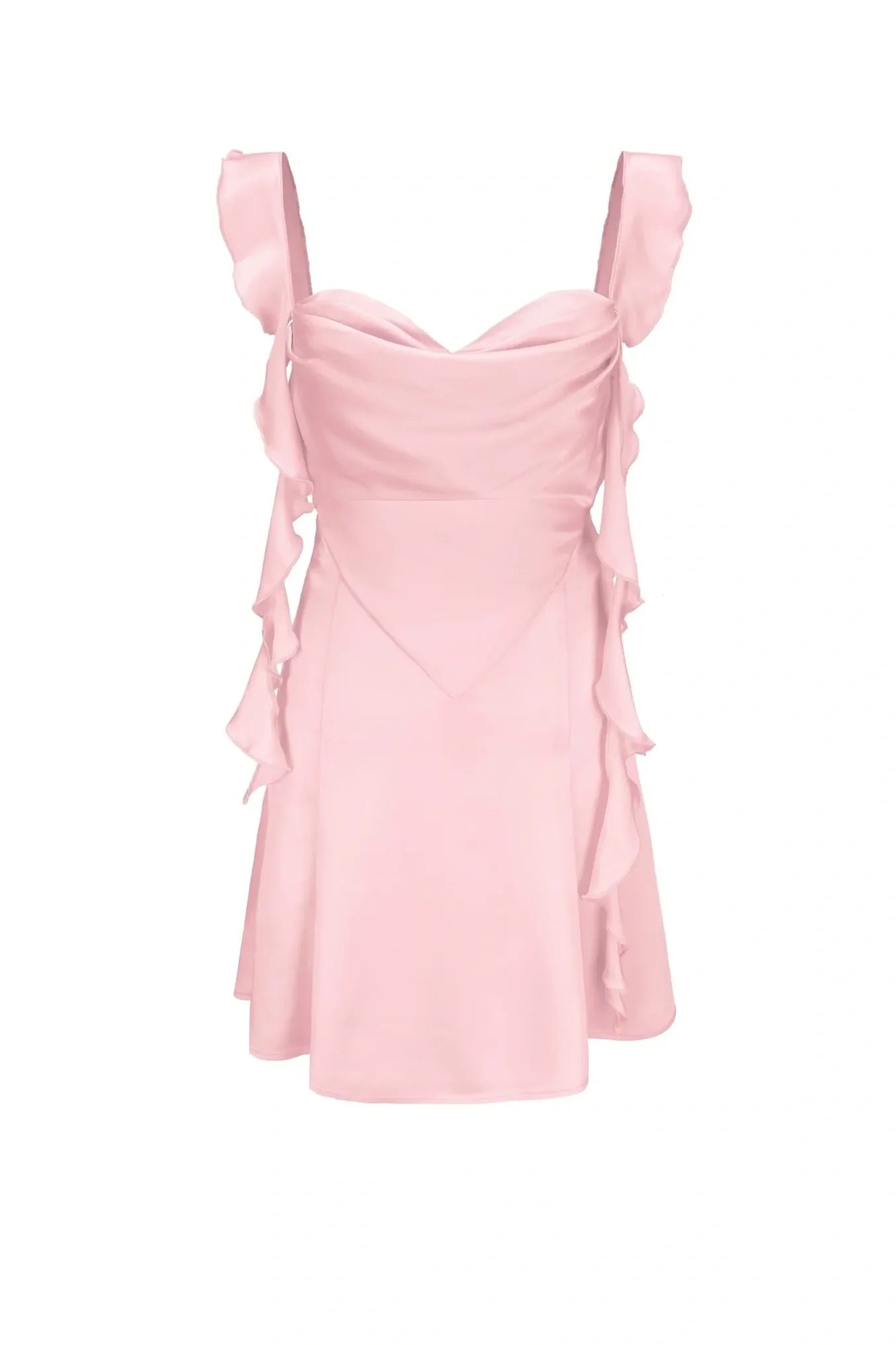 Cute Sheath Square Neck Pink Short Homecoming Dress with Backless