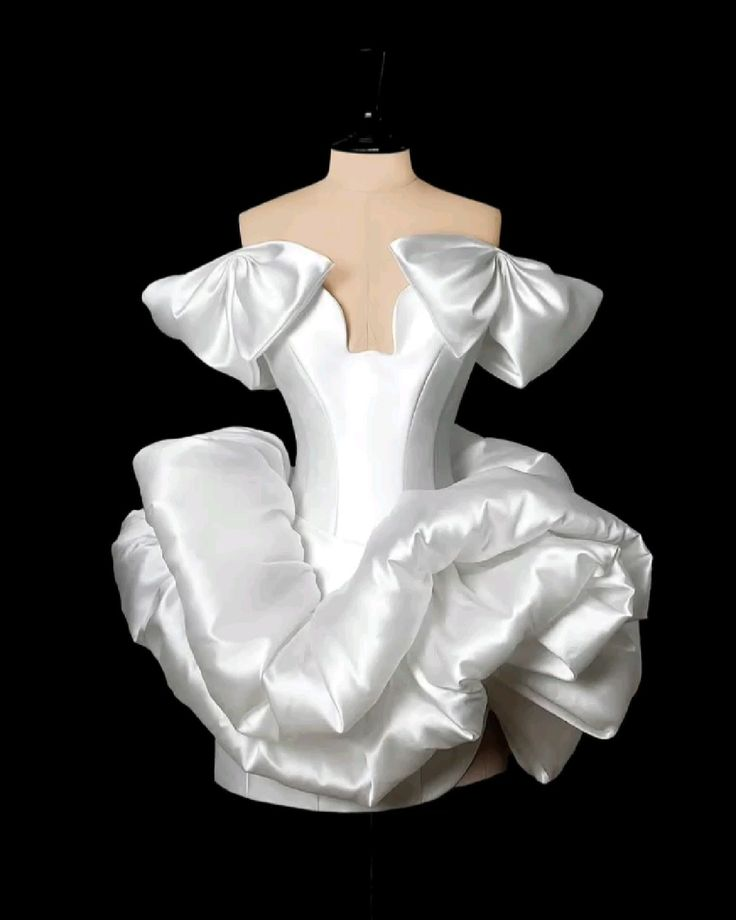 Classy White Off The Shoulder Satin Pleated Homecoming Dress Cocktail Dress