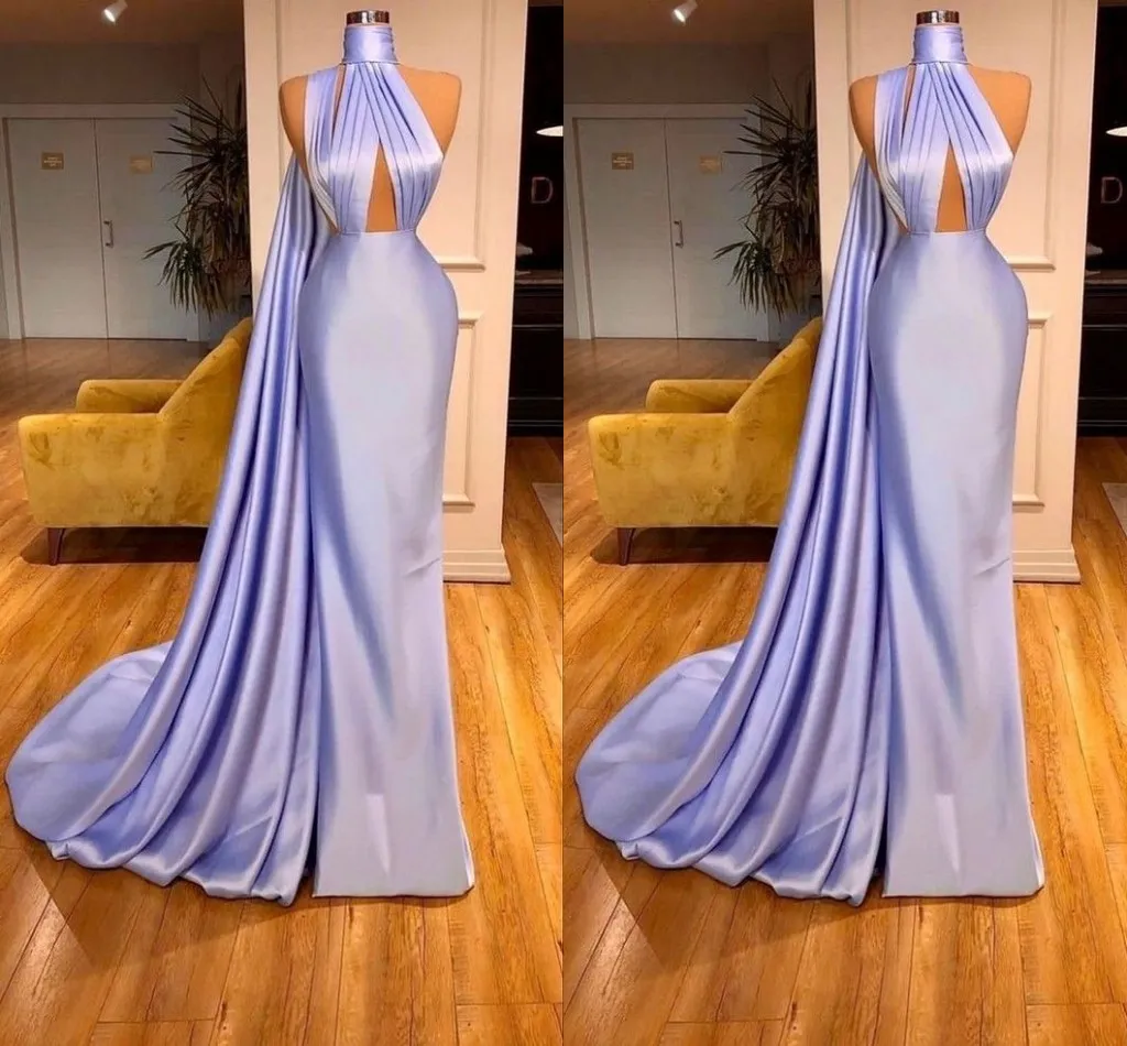 Chic Lilac One-shoulder Mermaid Long Prom Dresses