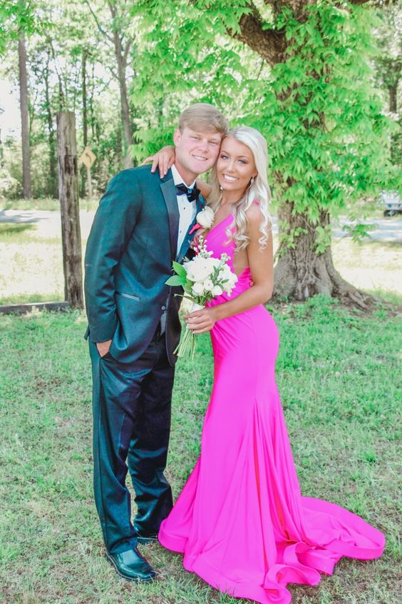 Sexy V Neck Mermaid Prom Dress,Fashion Formal Gown