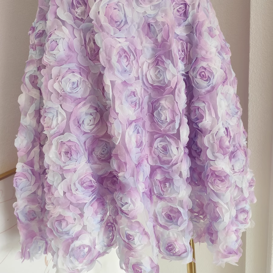 Sexy A Line Sweetheart Lilac Lace Vacation Dresses Short Floral Birthday Outfits