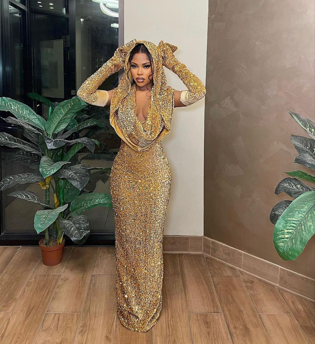 Sexy Sheath Sequins Evening Dress,Pageant Dress