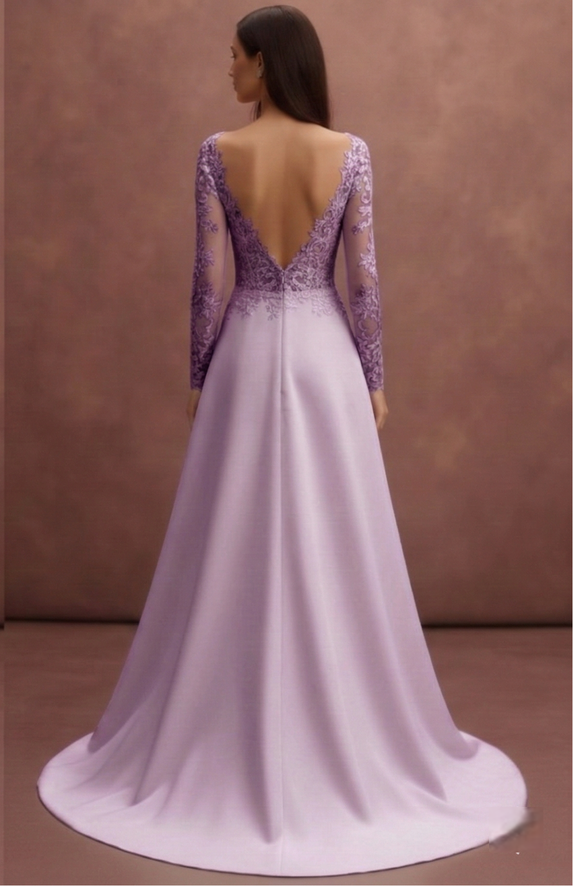 Elegant Purple Wedding Dress for Bride – Romantic Lavender Bridal Gown