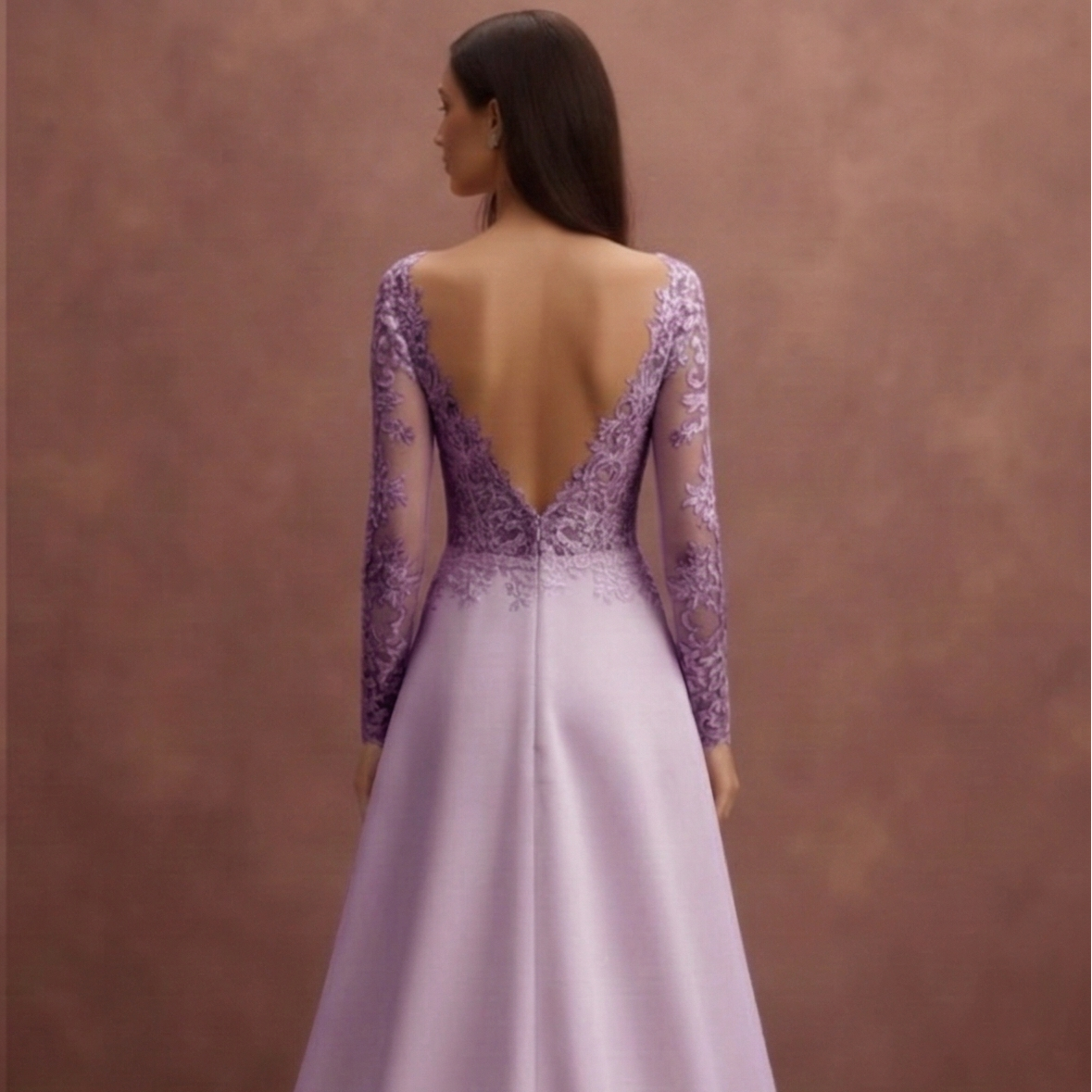 Elegant Purple Wedding Dress for Bride – Romantic Lavender Bridal Gown