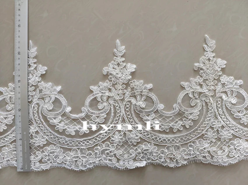 Black Long Veil 3.5 Meters Sequins Lace Wedding Veil Tulle Cathedral Veil Bridal Accessories Veils