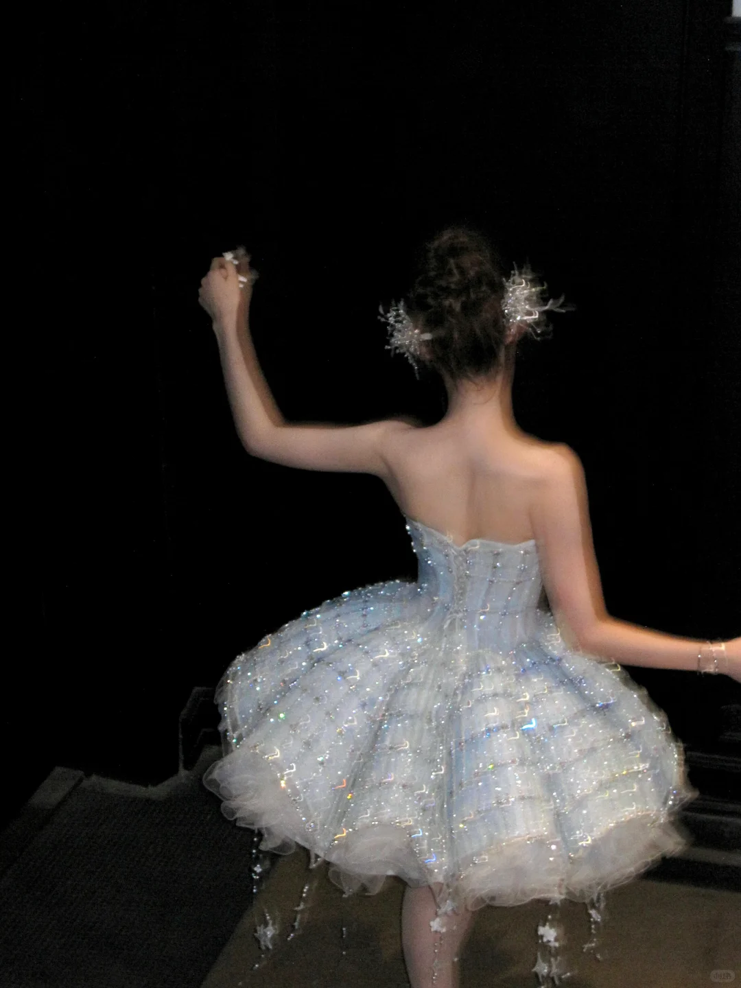 Glitter Blue Strapless Tulle Sequin Beaded A Line Short Homecoming Dress 18th Princess Birthday Outfits