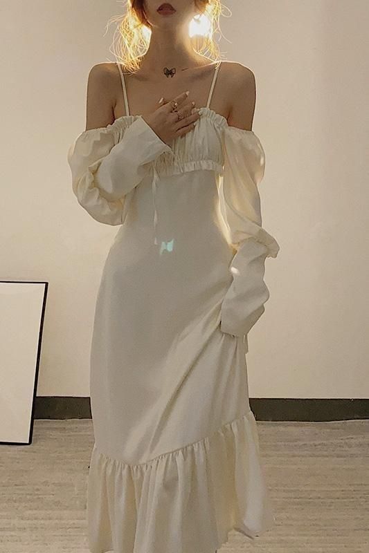 Spaghetti Strasp Simple Prom Dress Chic Party Dress