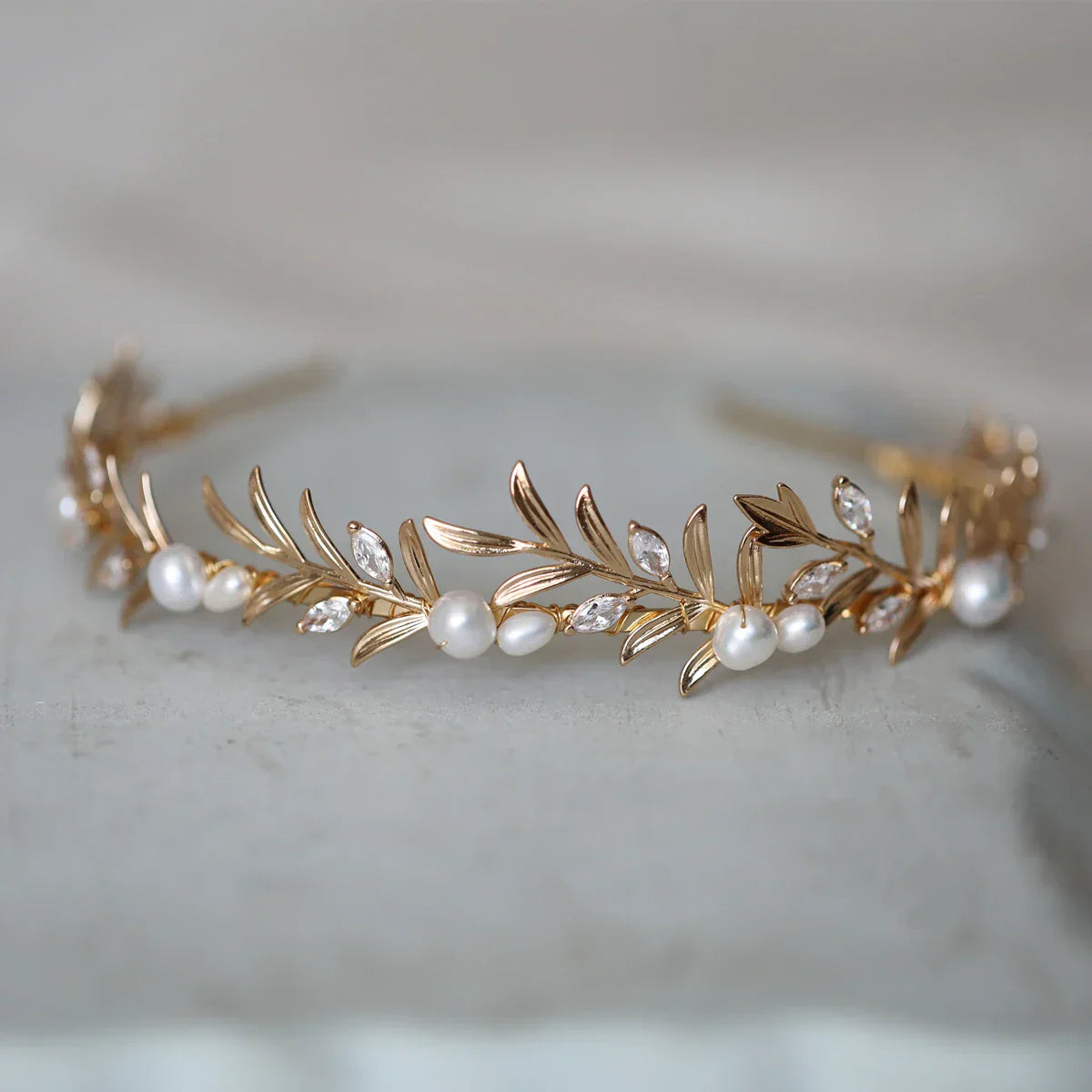 Vintage Headbands Hairbands Baroque Headpieces Headwear For Brides Pearl Zircon Crowns Bridal Jewelry Wedding Hair Accessories a