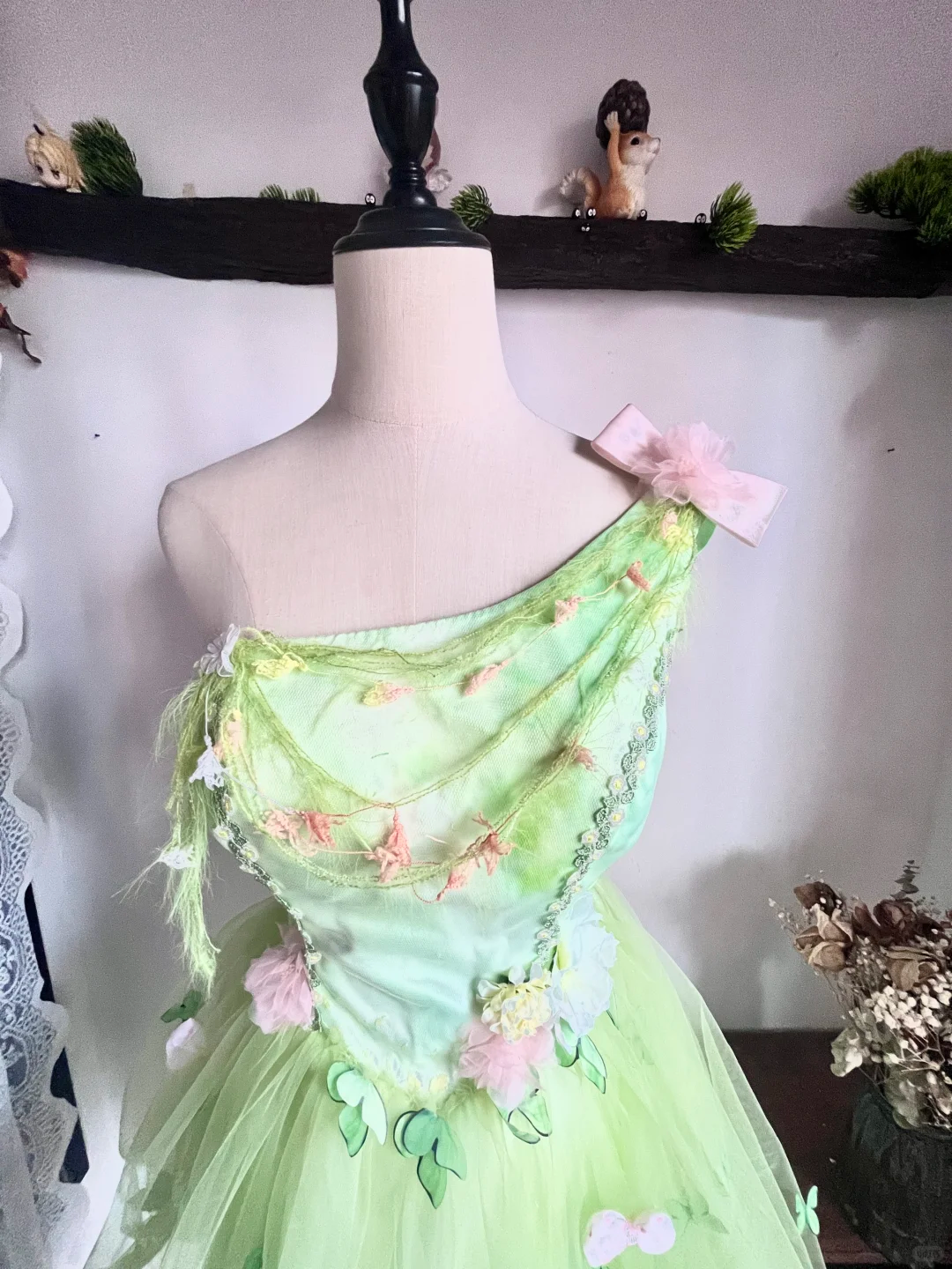 Beautiful Green One Shoulder Short Birthday Dress Mini Homecoming Dress
