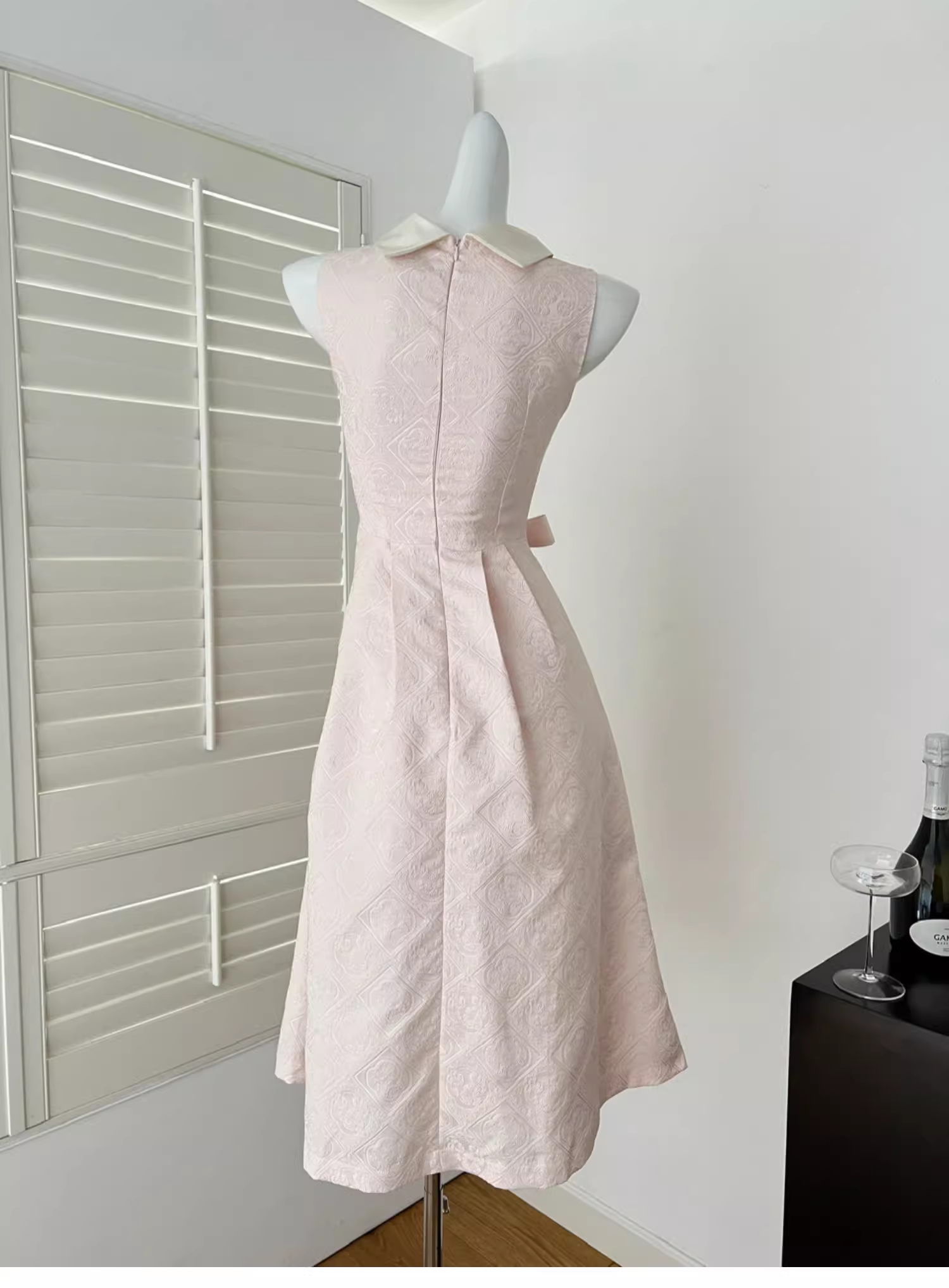 Elegant Pink A Line Birthday Dress Prom Dress
