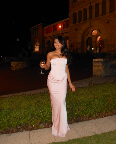 Classy Pink Strapless Satin Mermaid Bridesmaid Dress Long Wedding Guest Dress