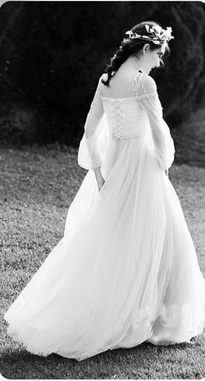 Champagne tulle long prom dress, champagne tulle evening dress