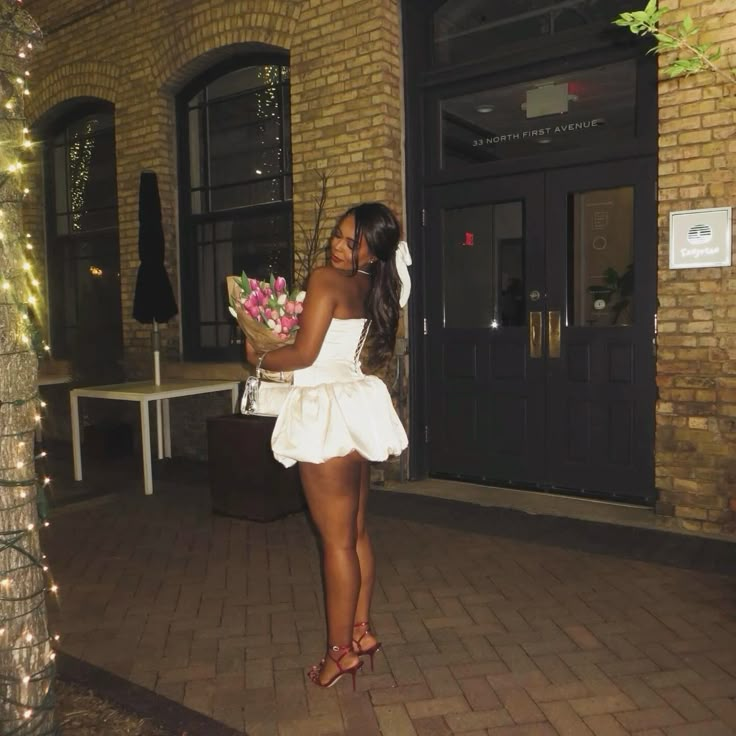 Cute Strapless A Line Satin Homecoming Dress,White Mini Prom Dress Cocktail Dress