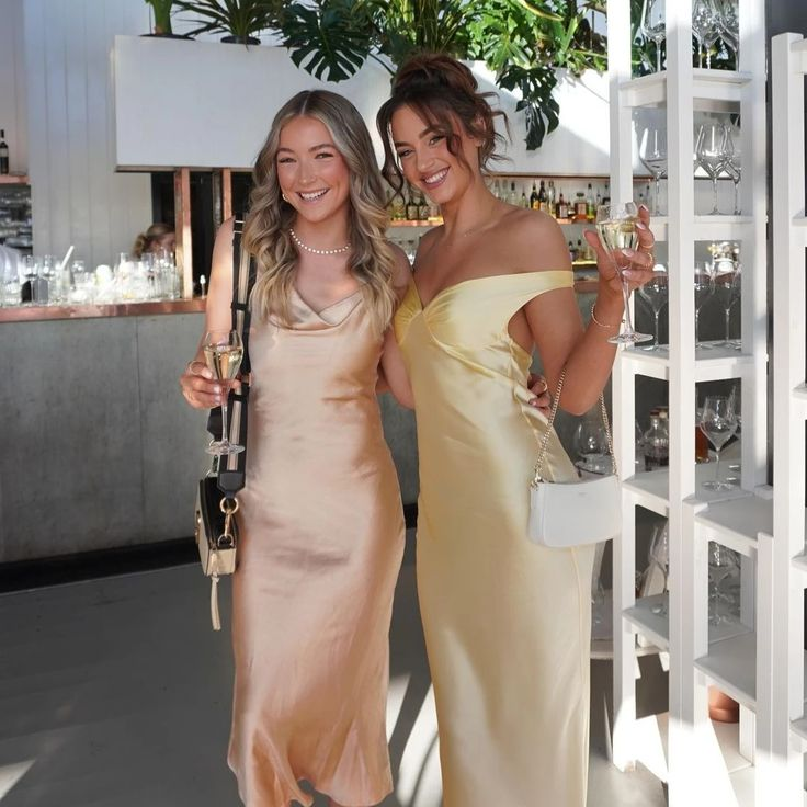 Sexy Off Shoulder Satin Yellow Bridesmaid Dress Long Prom Party Dress