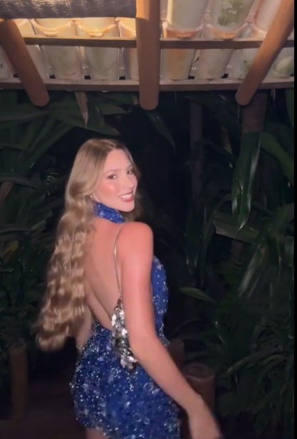 Sexy Halter Blue Chiffon Sequin Beaded Short Party Dress Cocktail Dress Formal Homecoming Dress