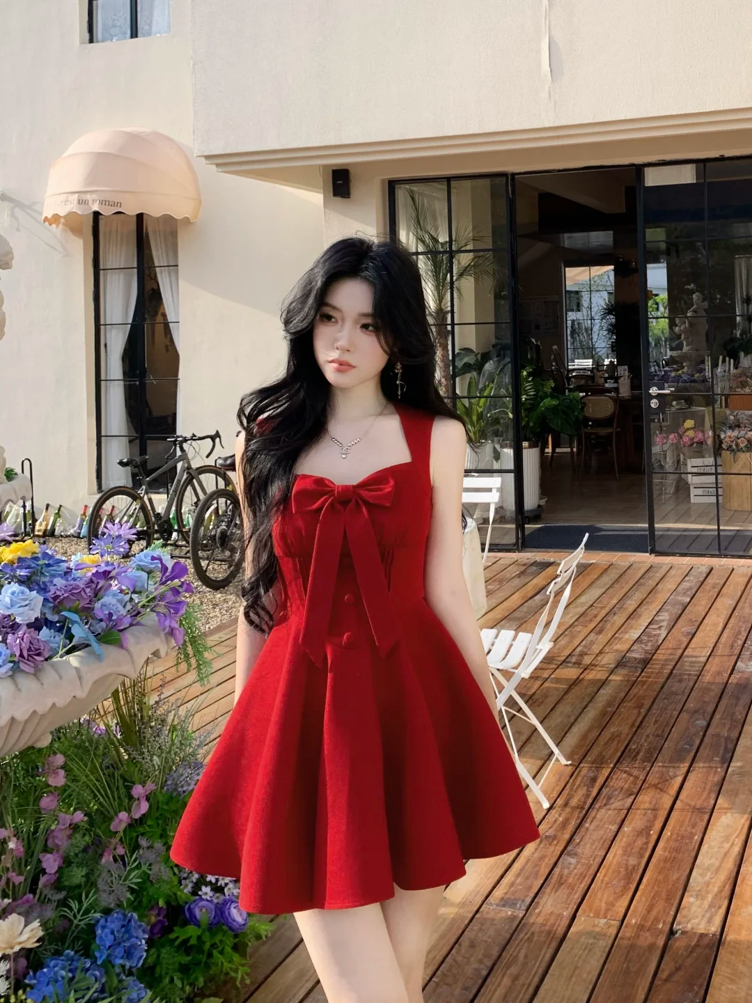 Vintage Red Satin A Line Short Birthday Outfits 7th Grade Homecoming Dress
