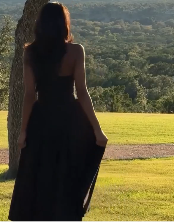 Black Halter V Neck Satin Evening Dress A Line Party Prom Dress
