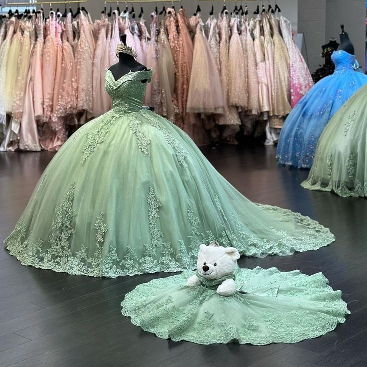 Off Shoulder Pink Sweet 16 Quinceanera Dresses Lace Birthday Ball Gown