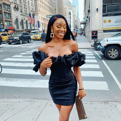 Ruffle Off Shoulder Club Dress Sexy Bodycon Black Summer Dress Elegant Party Dress